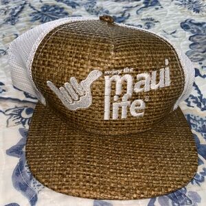 Maui Life Brown and White Trucker Hat